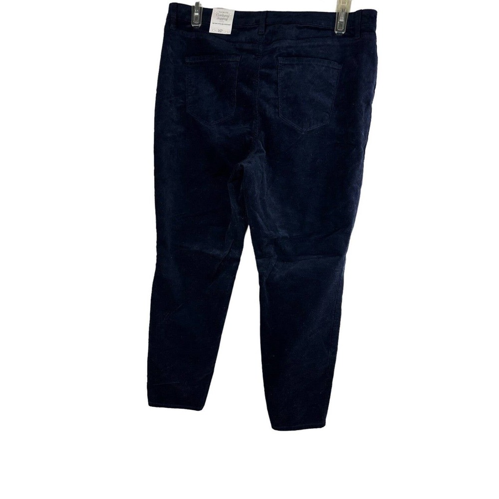 NWOT Talbots Corduroy High-Waist Jegging Ankle Length Skinny Leg Pants Size 16 P - Picture 3 of 6